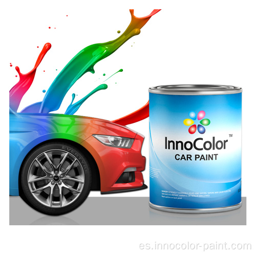 Pintura de renovación automotriz de pintura automotriz metálica gris metálica